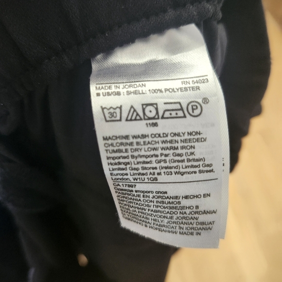 Banana Republic XS Hayden Black Striped Track Pant Preppy Pull On Tuxedo Ankle - Picture 10 of 13